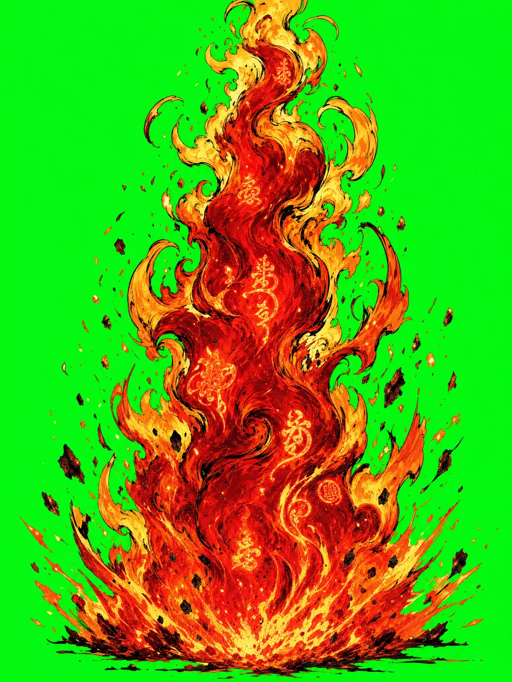 fx 03 vermilion flame burst