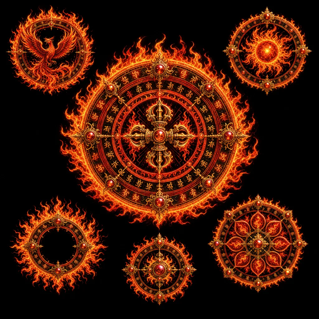 fx 29a circle vermilion flame