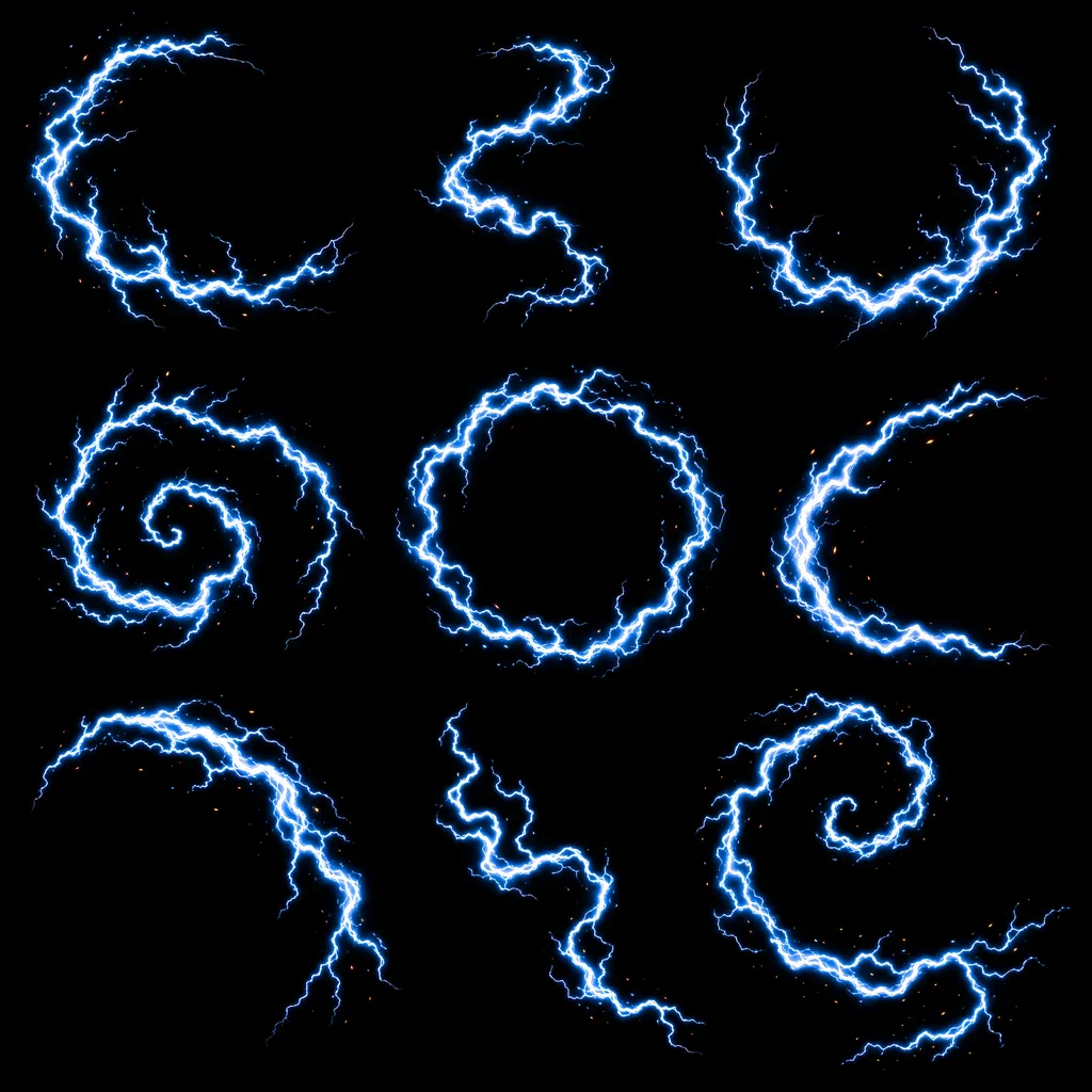 fx 42 lightning arcs curves