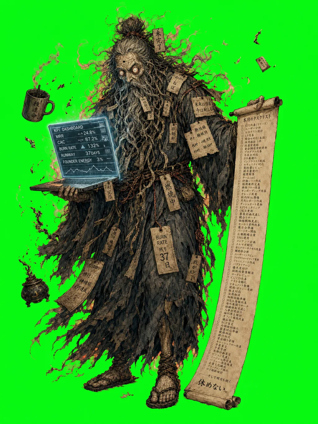 char 23 founder mode hermit