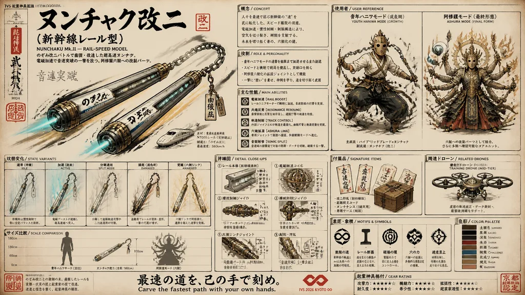 Nunchaku Mk.II — Rail-Speed Model